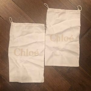 Chloe dust bags. Perfect condition! Set of 2